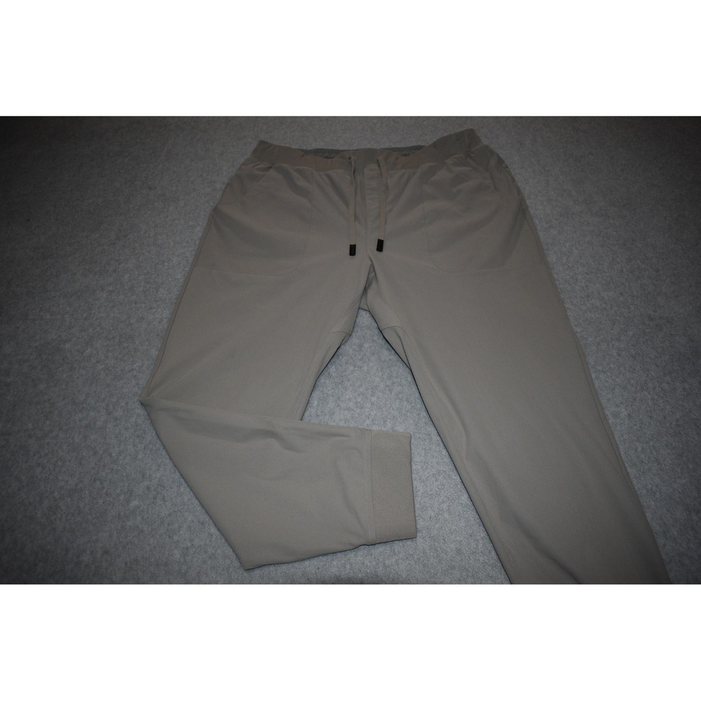 VRST Jogger Pants Mens XL Gray Commuter Athletic Stretch Drawstring Tapred - Picture 2 of 8